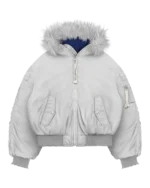 Giacca in pelliccia grigio Reaven