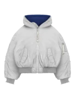 Giacca in pelliccia grigio Reaven