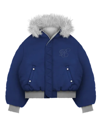 Giacca in pelliccia grigio Reaven