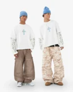 Camicia termica a maniche lunghe Raven Holy White