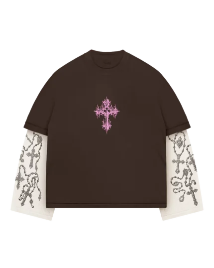 Camicia termica a maniche lunghe Raven Holy Brown