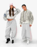 Pantaloni della tuta Astrosweatpants Reaven Grey Pink