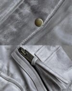 Giacca in pelle astro cerata Reaven