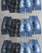 Jeans in denim blu Rift in resina Reaven