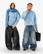 Reaven Baby Blue Nuvola Mohair Knit