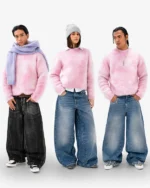 Reaven Baby Pink Cloud Mohair Knit