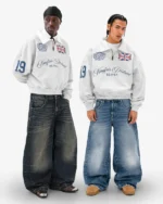 Polo Mayfair con mezza zip di Reaven Gray