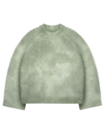 Acquista questo maglione in mohair Reaven Matcha Green Nuvola dal nostro negozio. È realizzato in mohair di prima qualità e morbido. Acquista ora!