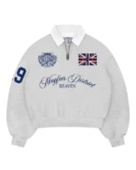 Polo Mayfair con mezza zip di Reaven Gray