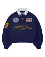 Polo Reaven Navy Mayfair con mezza zip