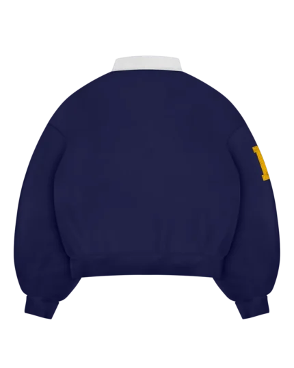 Polo Reaven Navy Mayfair con mezza zip