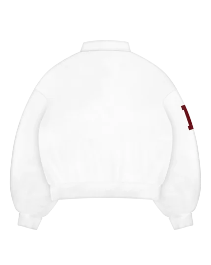 Polo Reaven White Mayfair con mezza zip