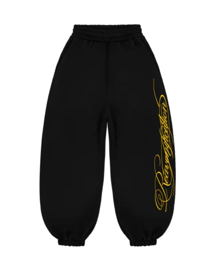 Pantaloni della tuta Astrosweatpants neri e gialli Reaven