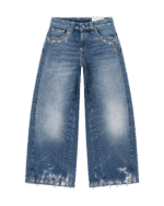 Acquista i jeans Reaven Silver Snowfall Rift Denim dal nostro negozio. Questi jeans di alta qualità, dal lavaggio medio, presentano un effetto anticato color argento e un'audace silhouette con spacchi. Acquista ora!