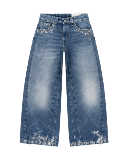 Acquista i jeans Reaven Silver Snowfall Rift Denim dal nostro negozio. Questi jeans di alta qualità, dal lavaggio medio, presentano un effetto anticato color argento e un'audace silhouette con spacchi. Acquista ora!