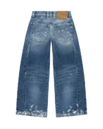 Acquista i jeans Reaven Silver Snowfall Rift Denim dal nostro negozio. Questi jeans di alta qualità, dal lavaggio medio, presentano un effetto anticato color argento e un'audace silhouette con spacchi. Acquista ora!