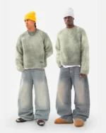 Acquista questo maglione in mohair Reaven Matcha Green Nuvola dal nostro negozio. È realizzato in mohair di prima qualità e morbido. Acquista ora!